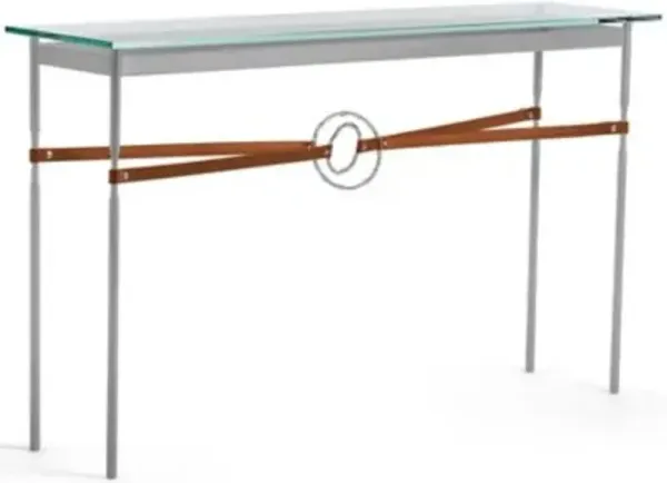 Equus Glass Top Console Table