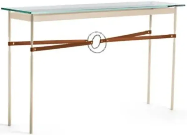 Equus Glass Top Console Table