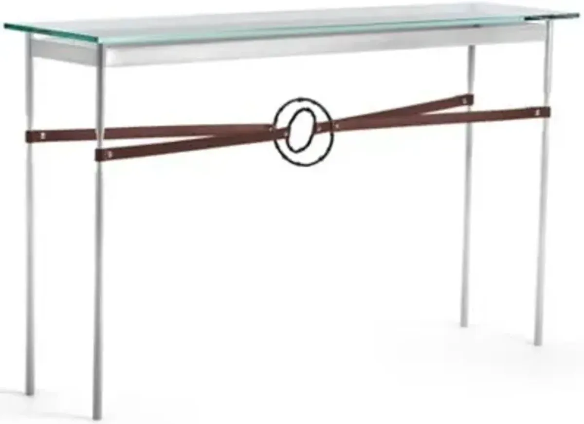 Equus Glass Top Console Table