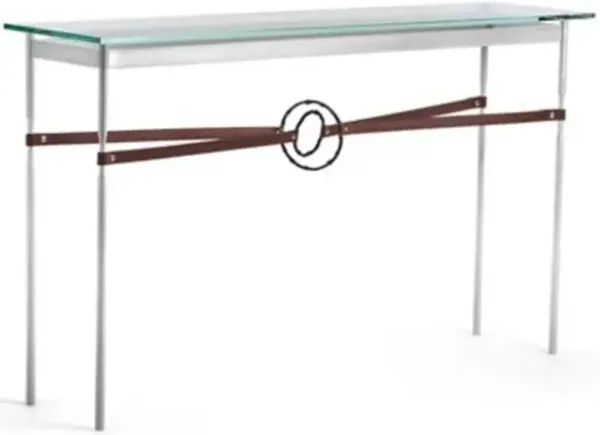Equus Glass Top Console Table