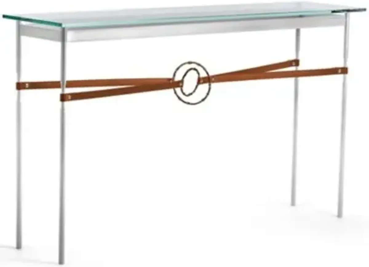 Equus Glass Top Console Table