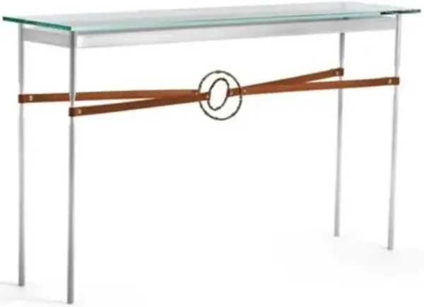 Equus Glass Top Console Table