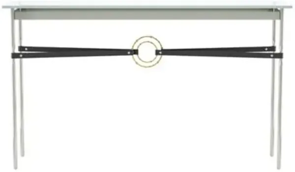 Equus Glass Top Console Table