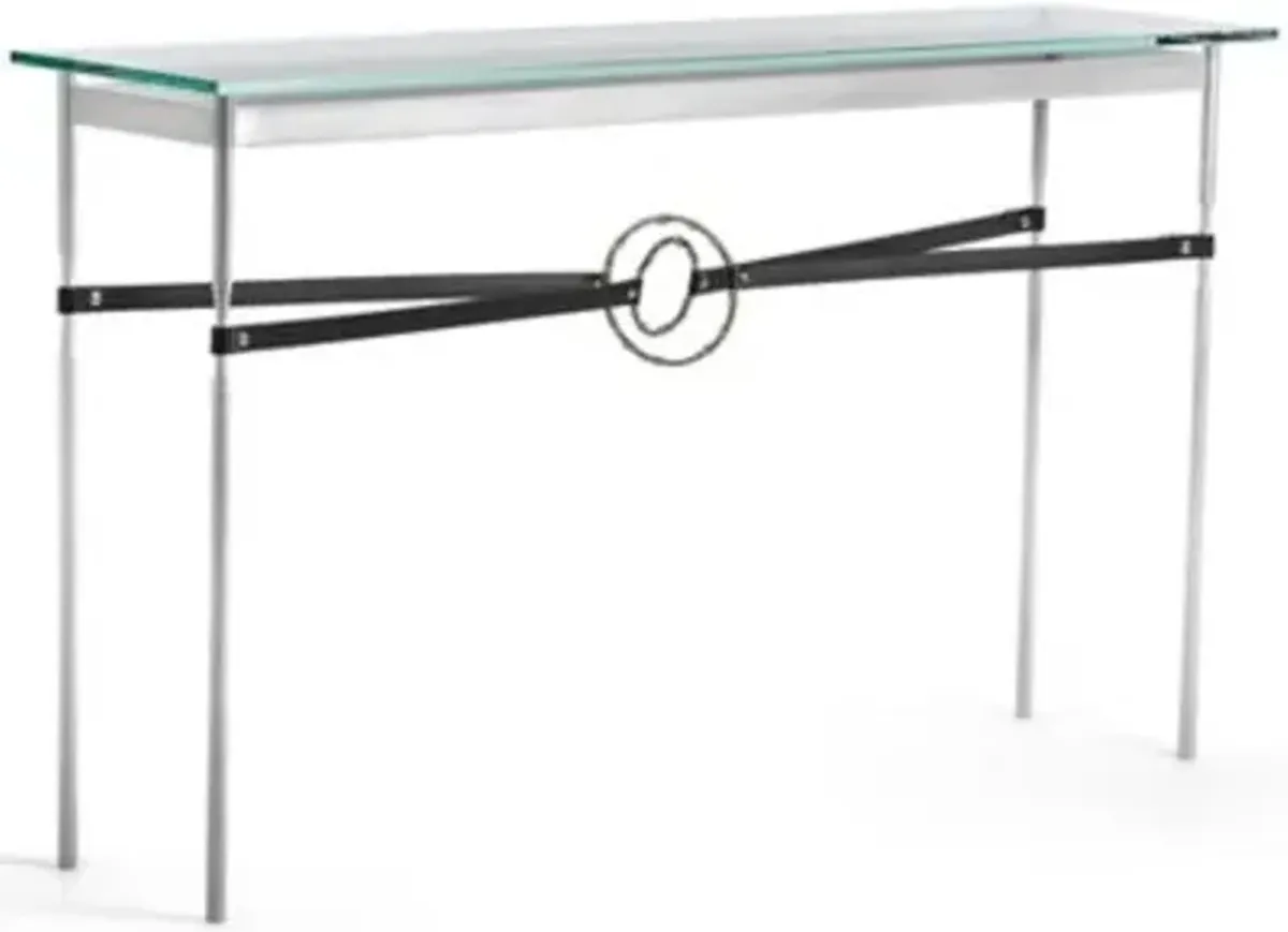 Equus Glass Top Console Table