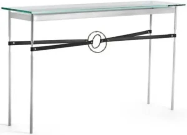 Equus Glass Top Console Table