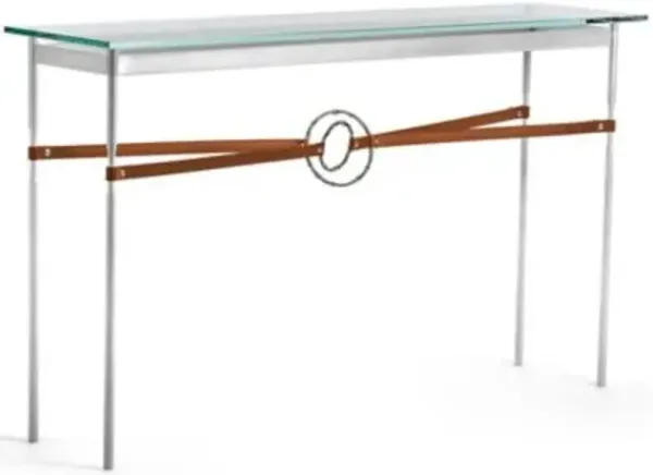 Equus Glass Top Console Table
