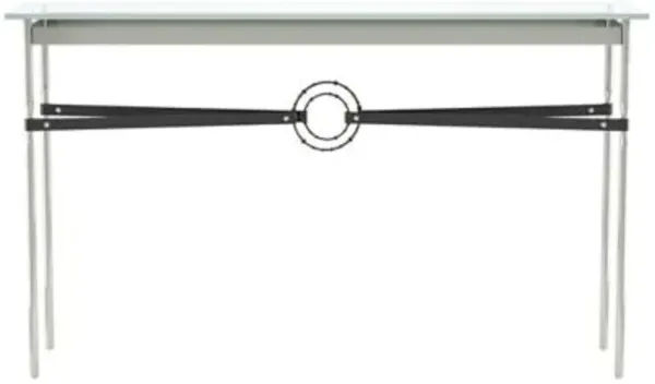 Equus Glass Top Console Table
