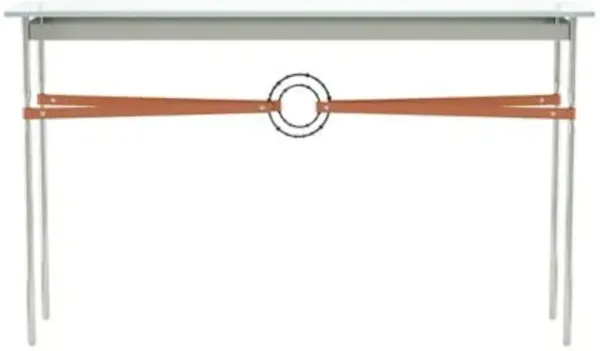 Equus Glass Top Console Table