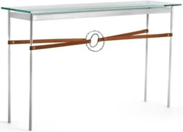 Equus Glass Top Console Table