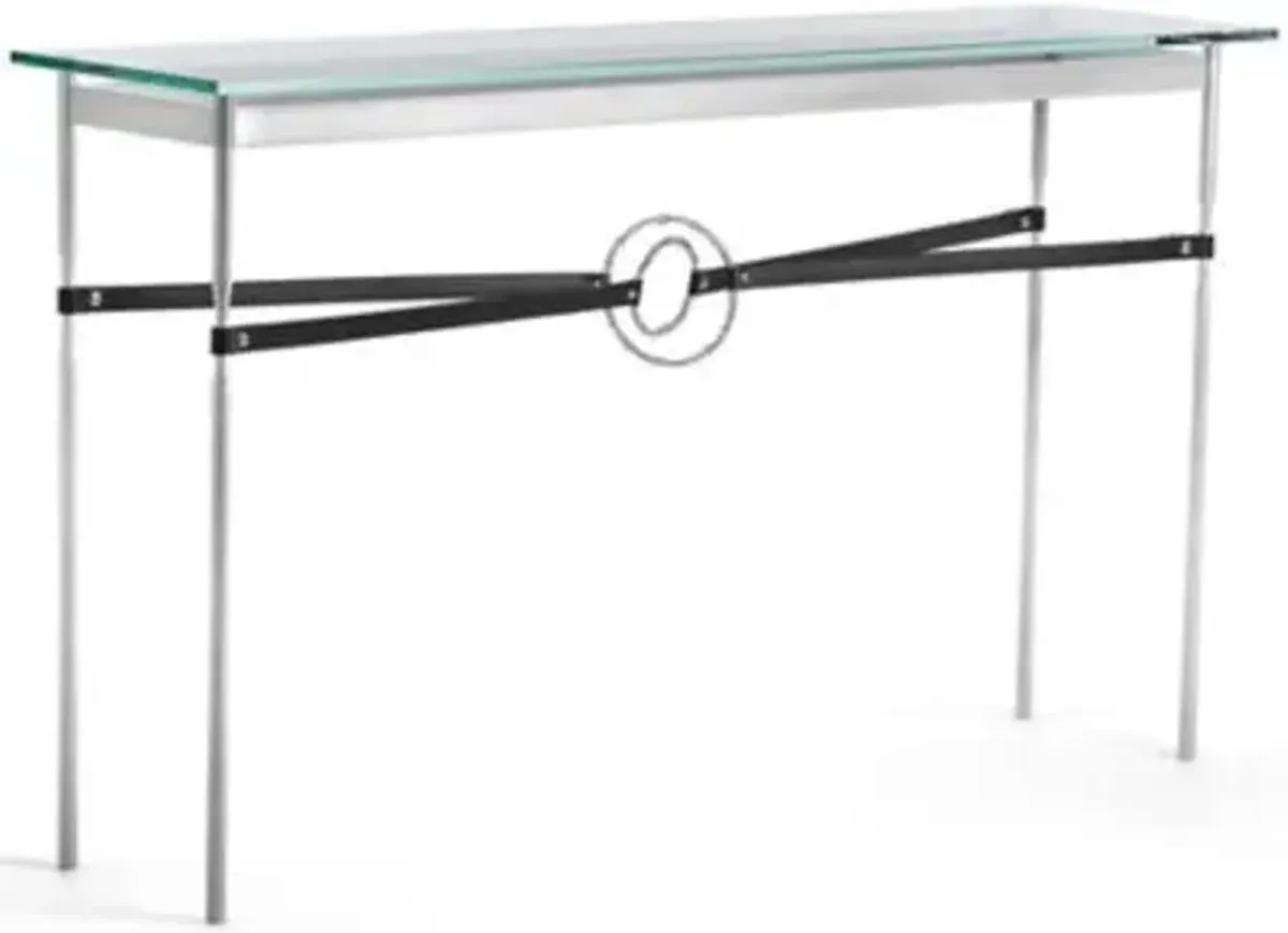 Equus Glass Top Console Table