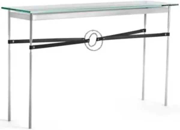 Equus Glass Top Console Table
