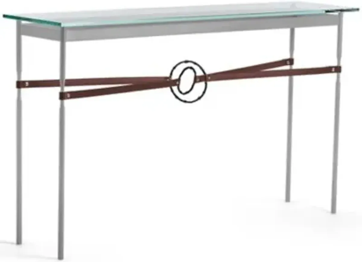 Equus Glass Top Console Table