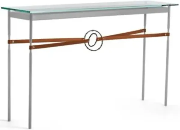 Equus Glass Top Console Table