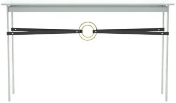 Equus Glass Top Console Table