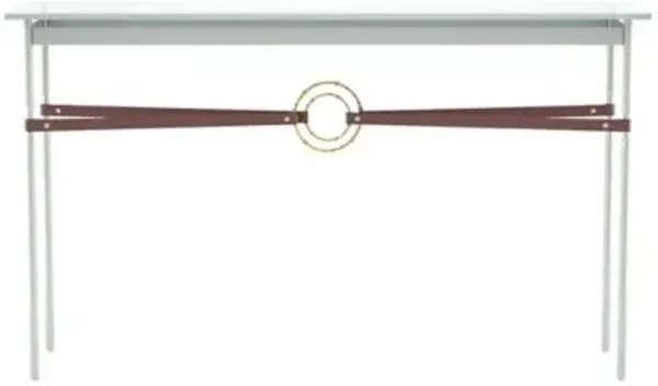 Equus Glass Top Console Table