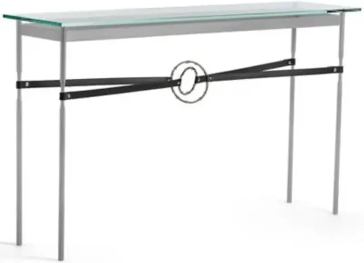 Equus Glass Top Console Table