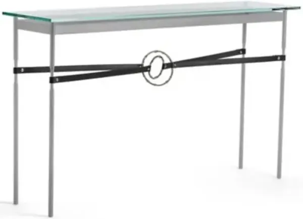 Equus Glass Top Console Table