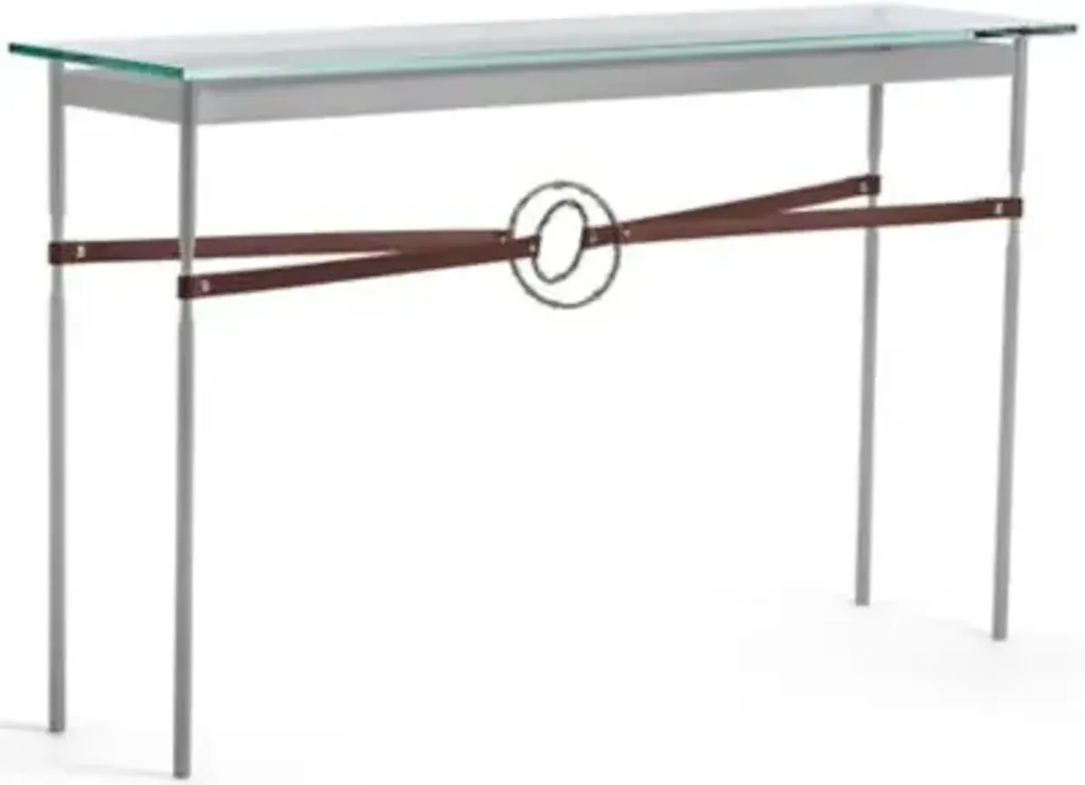 Equus Glass Top Console Table