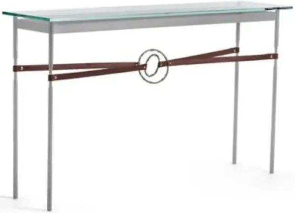 Equus Glass Top Console Table