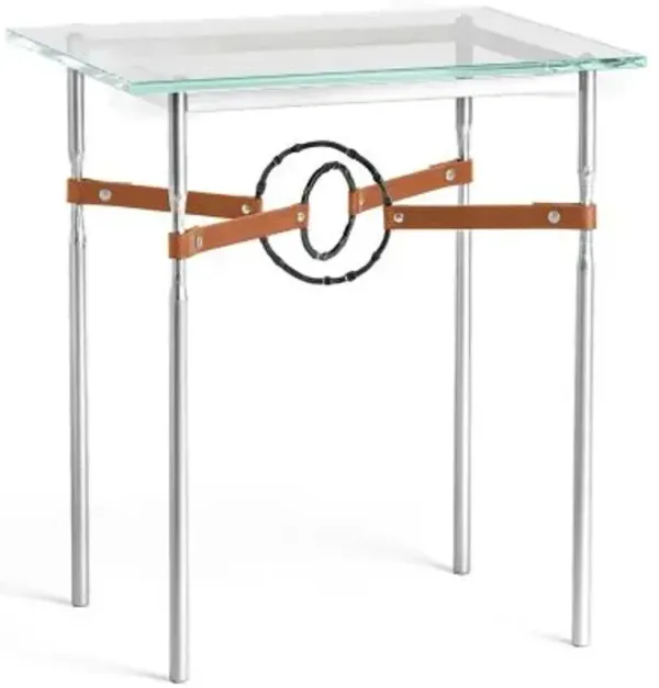 Equus Glass Top Side Table