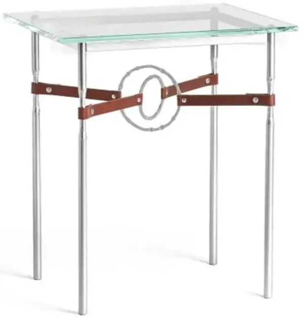 Equus Glass Top Side Table
