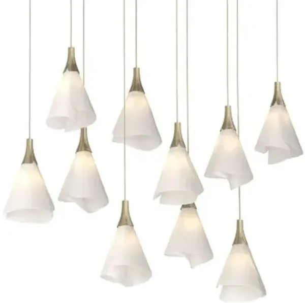 Mobius 10-Light Rectangular Multi-Light Pendant