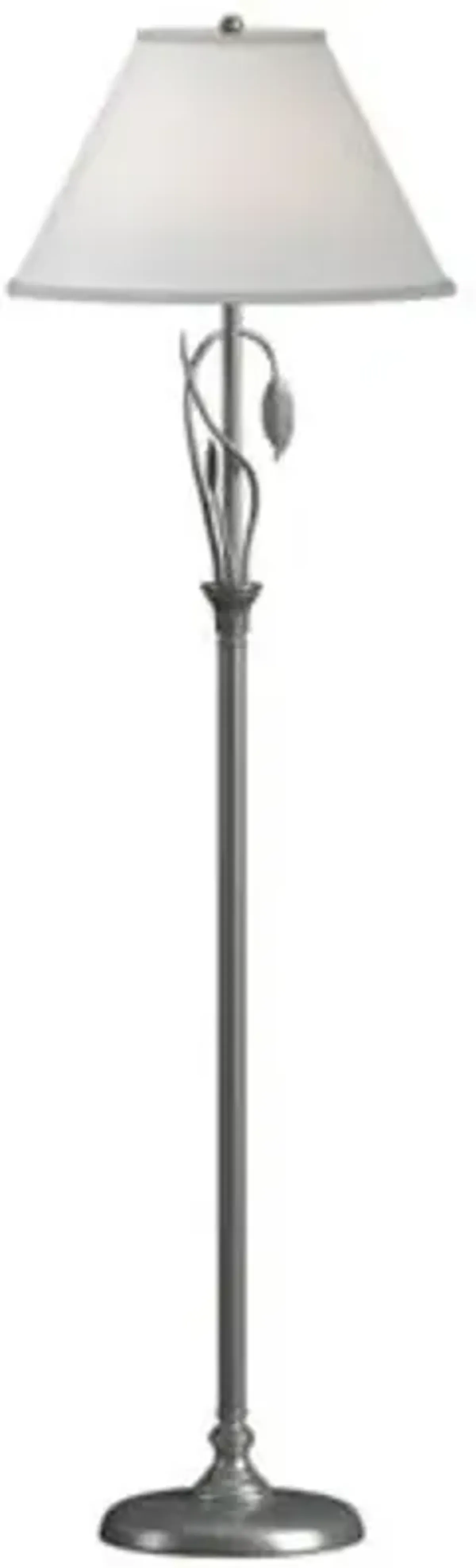 Forged Leaves and Vase Floor Lamp