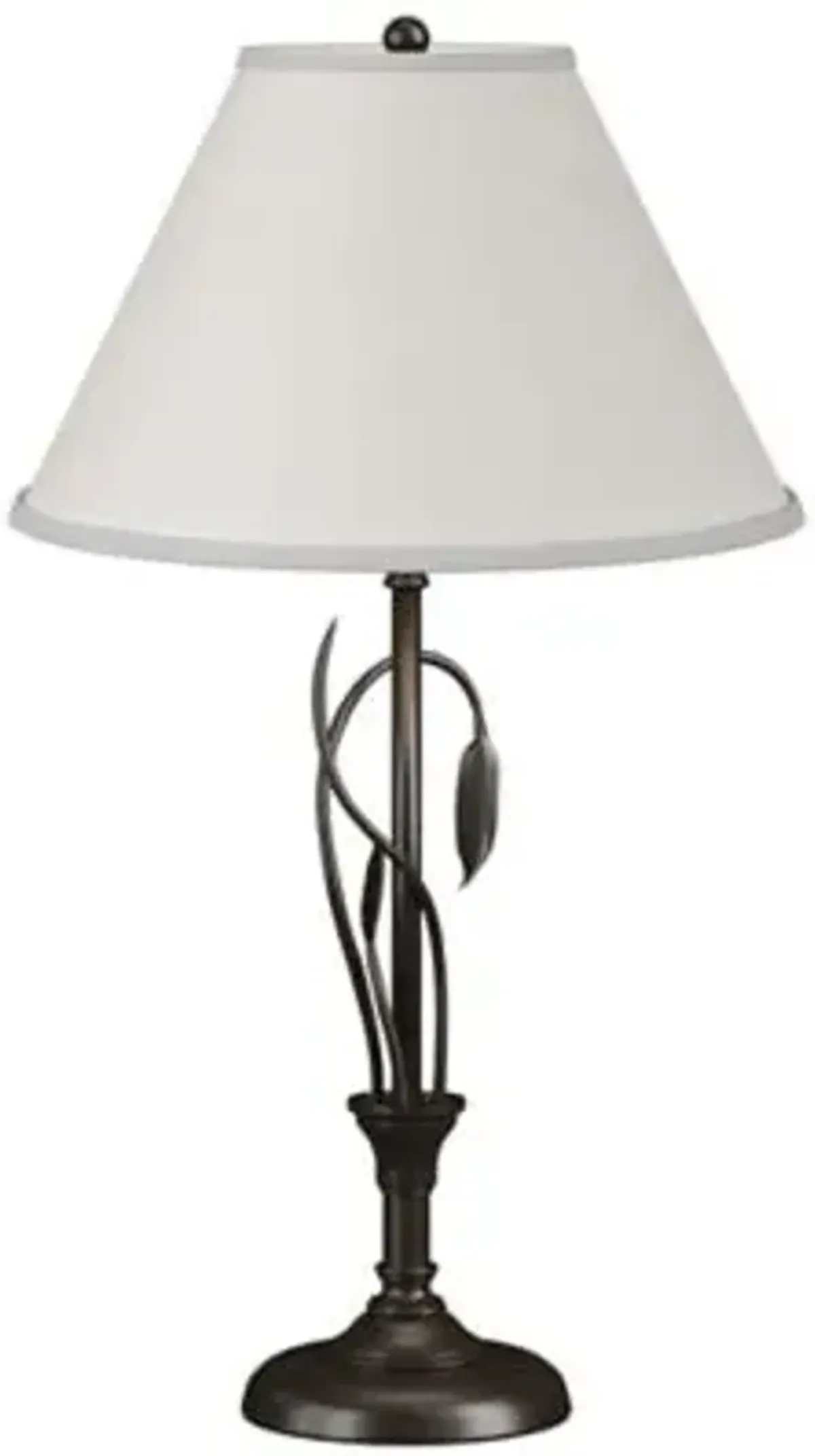 Forged Leaves and Vase Table Lamp