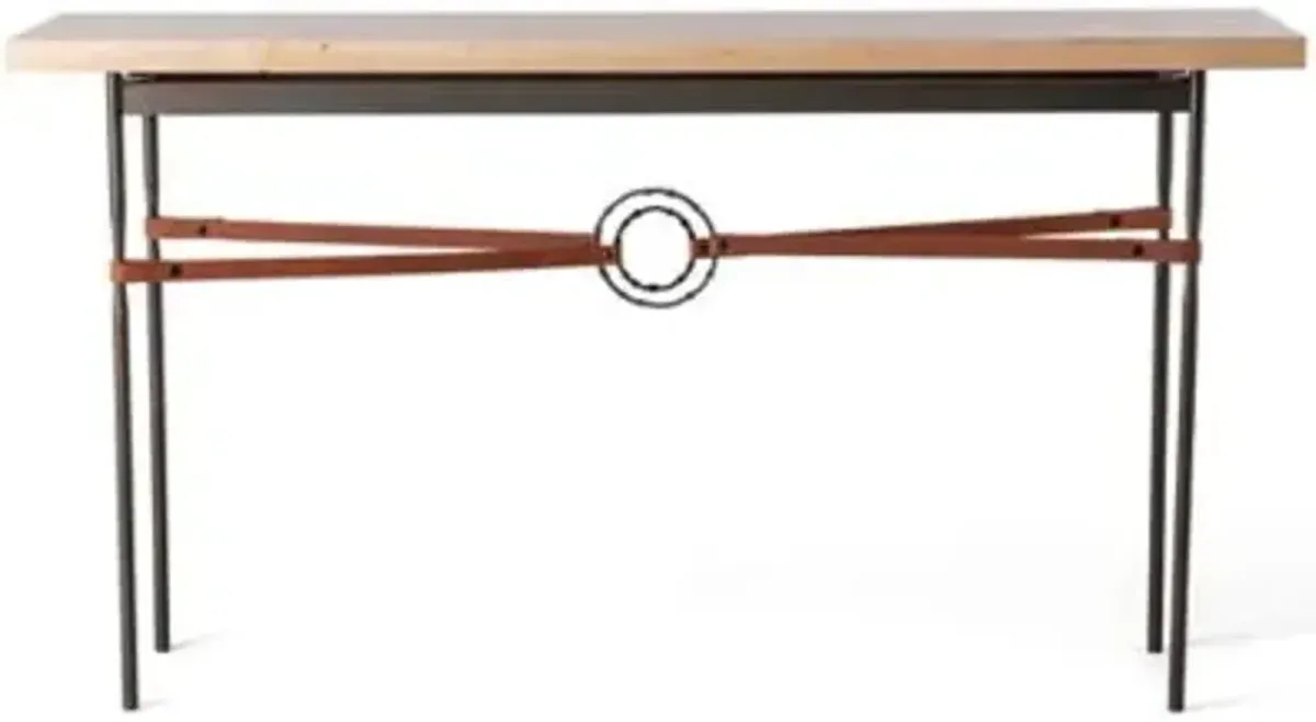 Equus Wood Top Rectangular Console Table