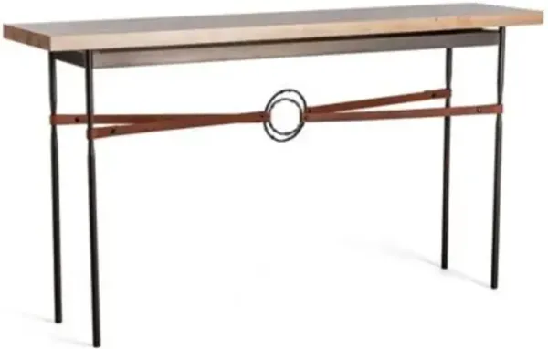 Equus Wood Top Rectangular Console Table