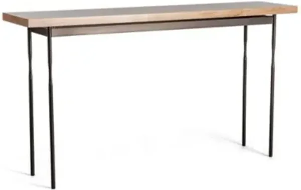 Senza Wood Top Console Table