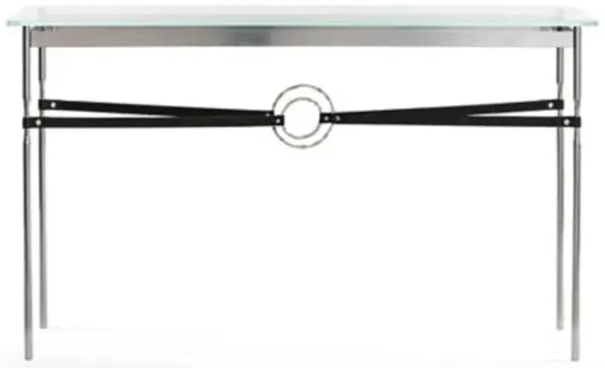 Equus Glass Top Console Table