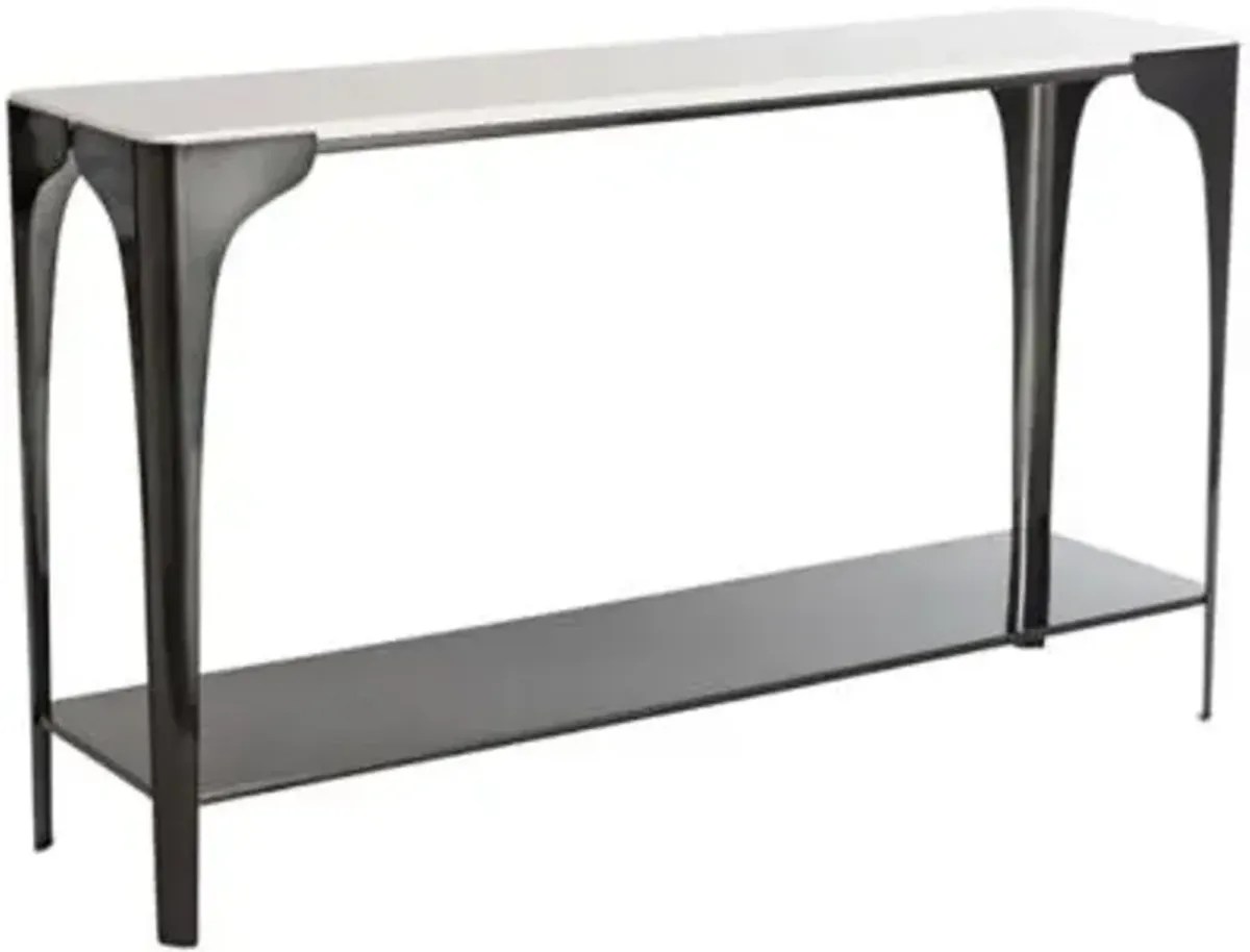 Cove Marble Top Console Table