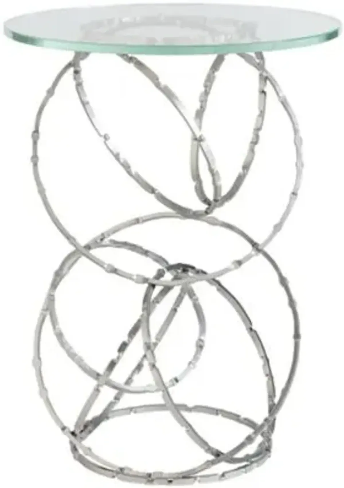 Olympus Glass Top Accent Table