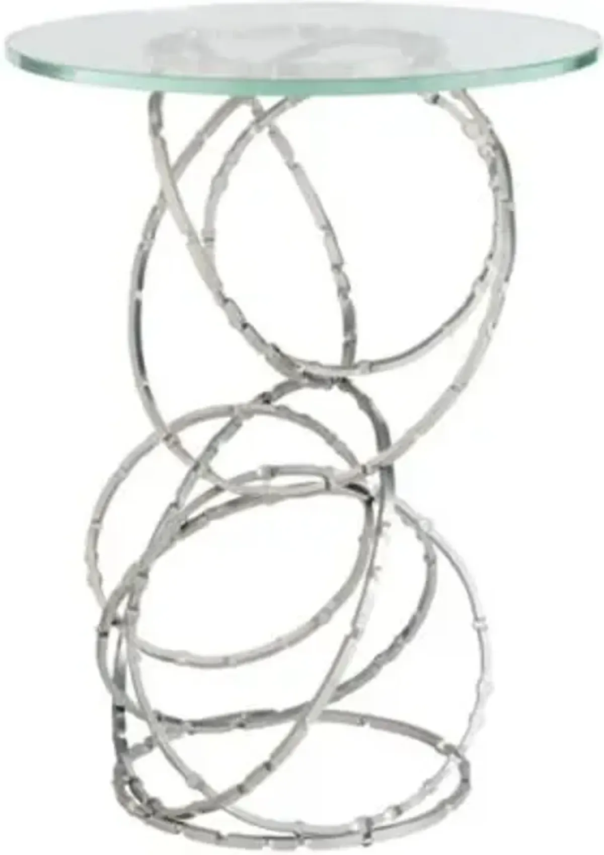 Olympus Glass Top Accent Table