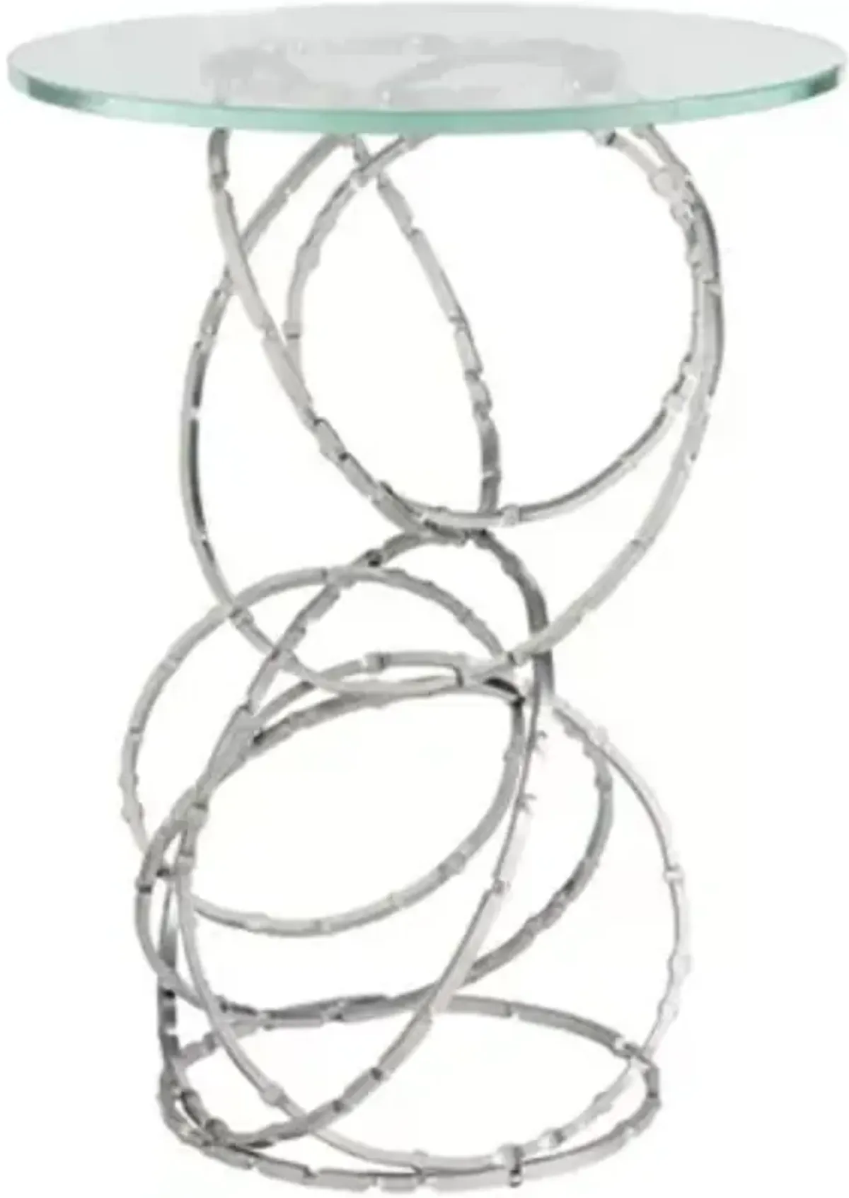 Olympus Glass Top Accent Table