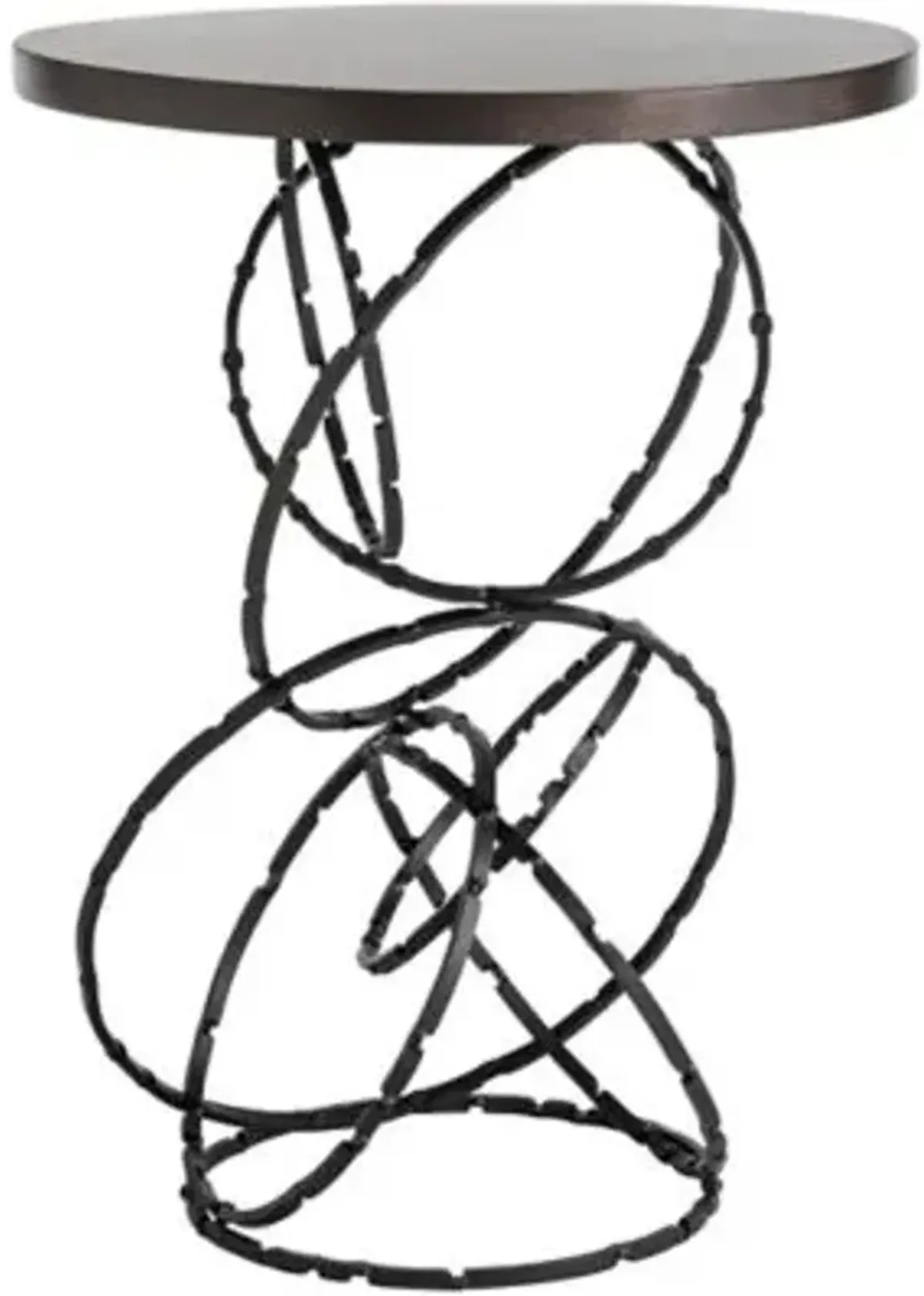 Olympus Wood Top Accent Table