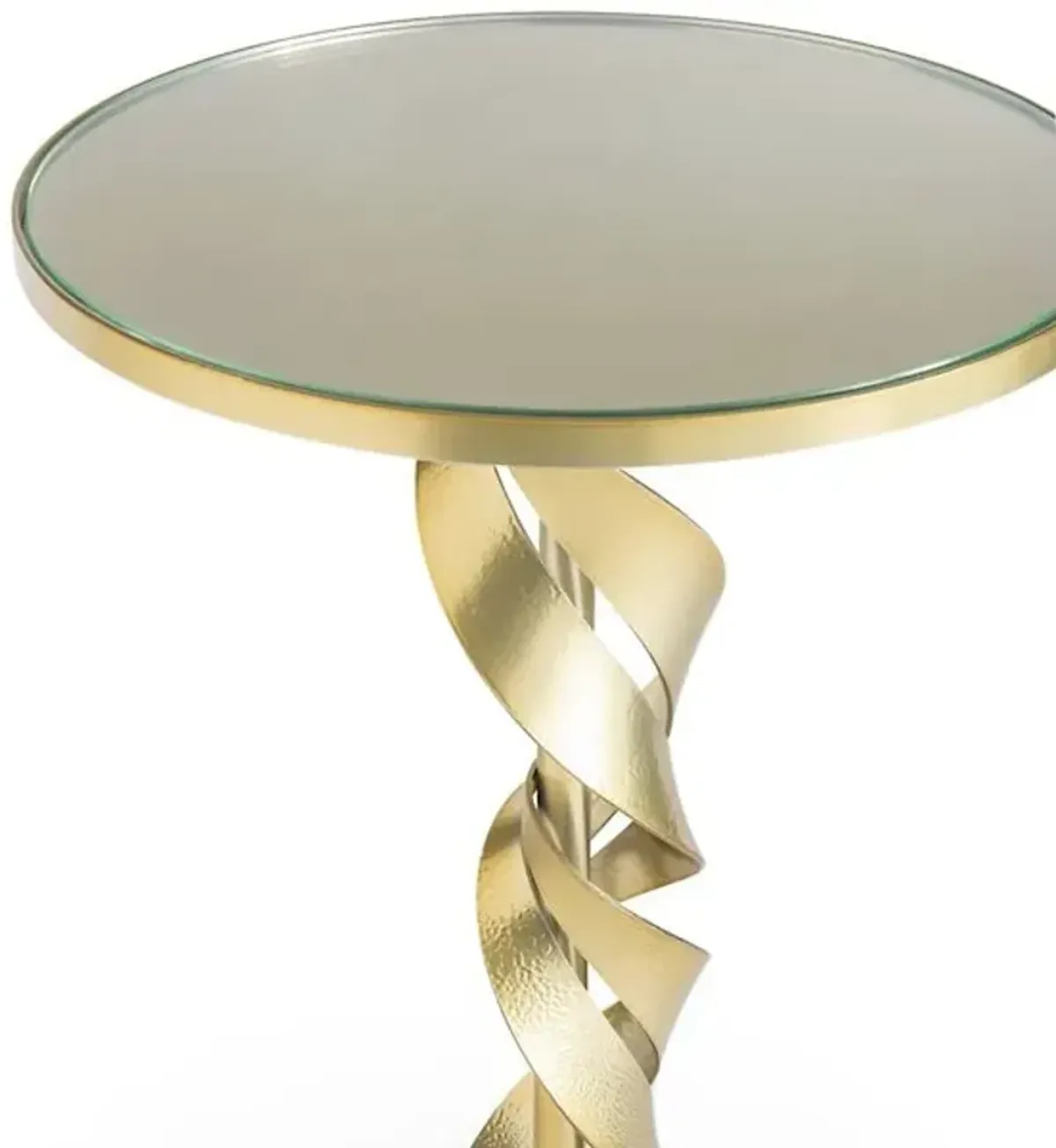 Folio Glass Top Accent Table