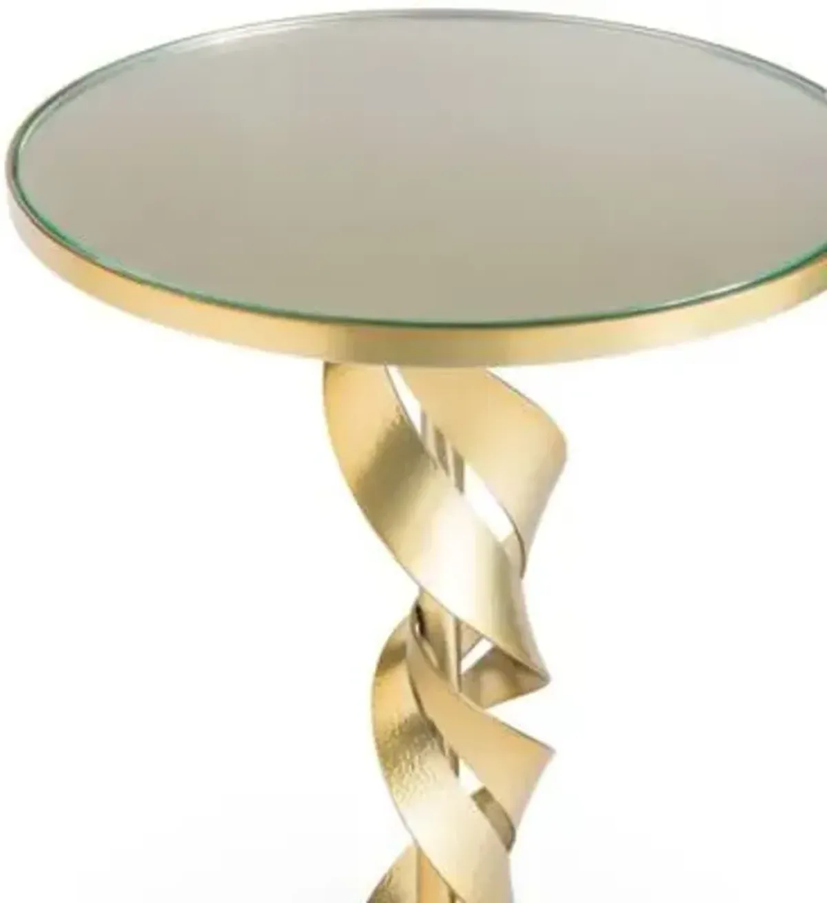 Folio Glass Top Accent Table