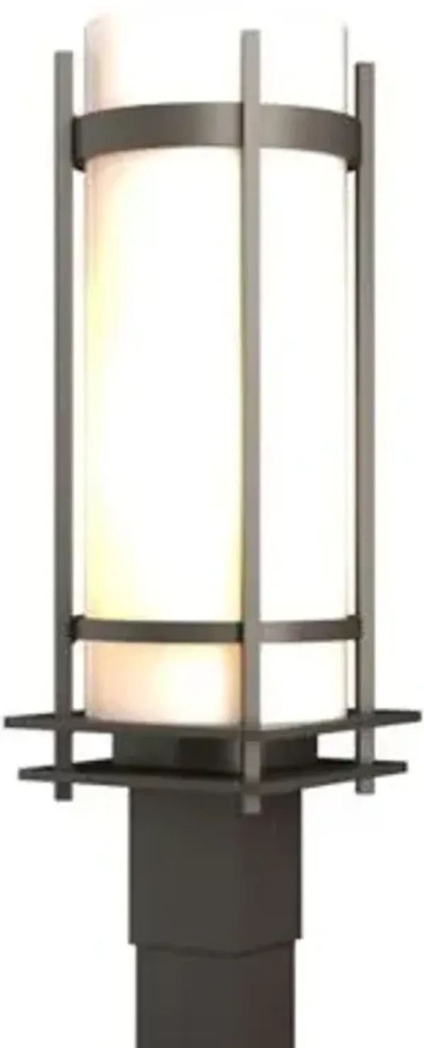 Banded Coastal Outdoor Post Light