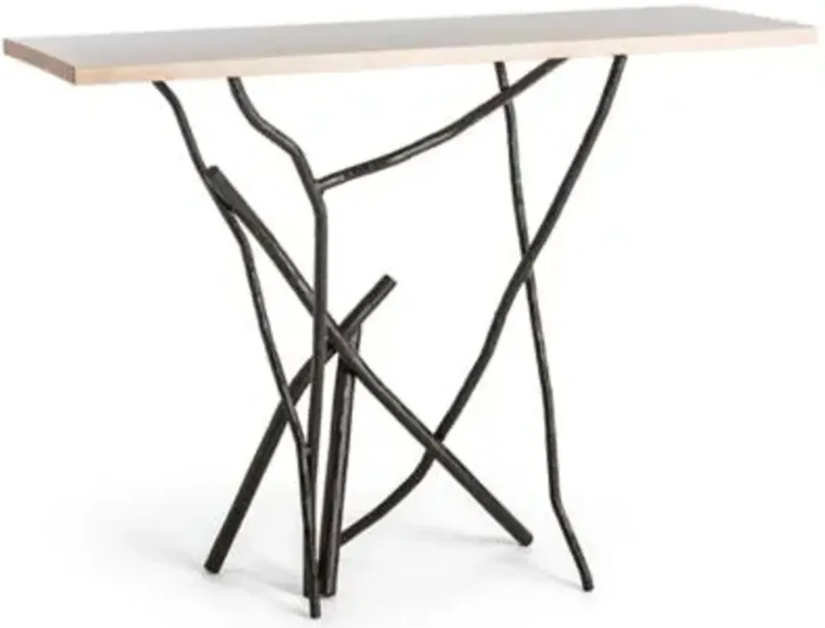 Brindille Wood Top Rectangular Console Table