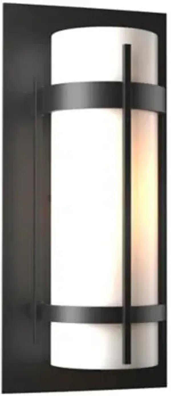 Banded Coastal Outdoor Wall Sconce