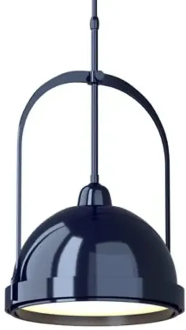 Atlas Dome Navy Pendant