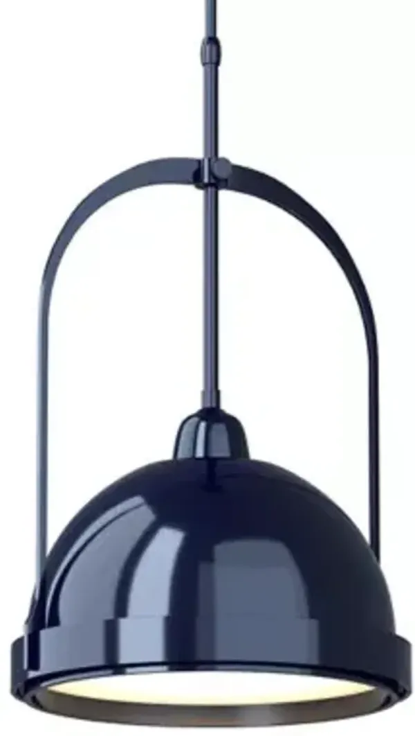 Atlas Dome Navy Pendant