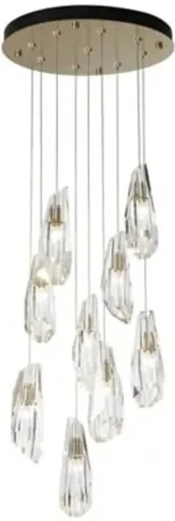 Luma Crystal Round Pendant