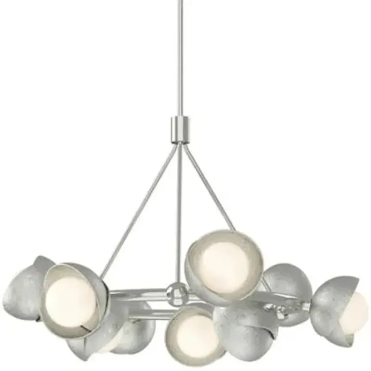 Brooklyn 9-Light Double Shade Ring Pendant