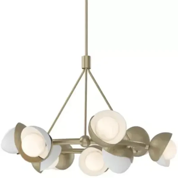 Brooklyn 9-Light Double Shade Ring Pendant