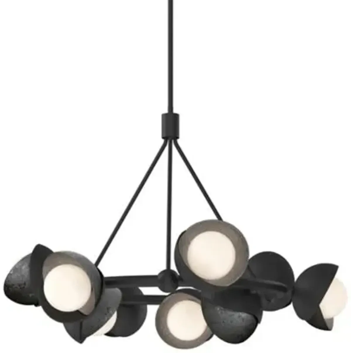 Brooklyn 9-Light Double Shade Ring Pendant