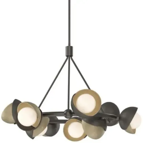 Brooklyn 9-Light Double Shade Ring Pendant