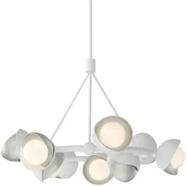 Brooklyn 9-Light Double Shade Ring Pendant